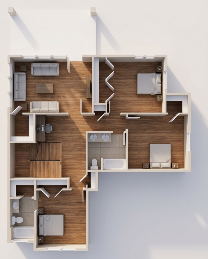 Second Level floor plan of 1307002