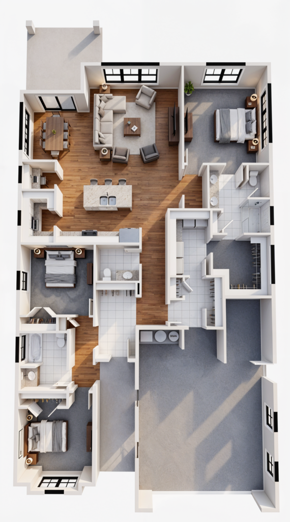 Main Level floor plan of 1607001